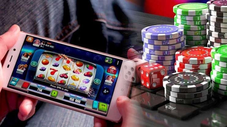 Filipino player browsing Power Win slot game titles on a mobile phone